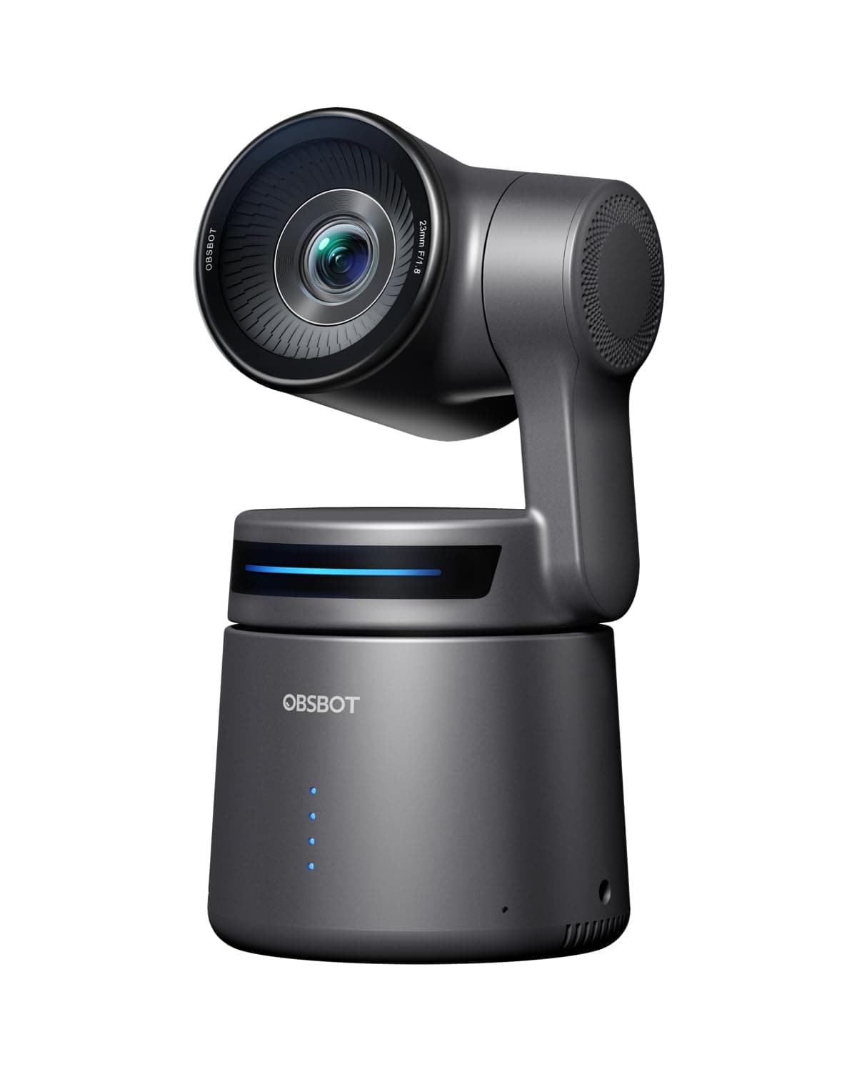 OBSBOT Tail Air Streaming PTZ Remote IP Camera 4K UHD AI-Powered Automatic Tracking for People and Animals, Laser AF Microphone Included, Live Streaming, Video, Conference, Photography, Webinar, NDI