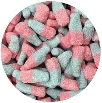 Pick n Mix Retro Sweets 200g 400g 600g 1kg 1.5kg 100+ Choices (Fizzy Bubblegum Bottles, 200 Grams)