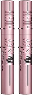 New York Black Mascara for Extremely Long Eyelashes Lash Sensational Sky High Mascara, Black, Duo Bundle