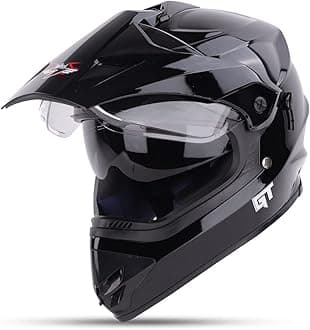 Steelbird Off Road GT ISI Certified Motocross Helmet for Men with Inner Sun Shield
