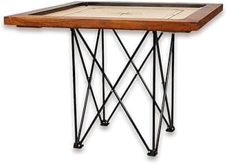 Uber Games – Tournament Carrom Board Set – 35 x 35 inch Official Size Tournament Quality Board Including Carrom Men & Carrom Stand