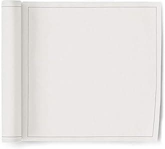 Reusable Cotton Cloth Dinner Napkins 12.6x12.6 in (12 Napkins, Cream)