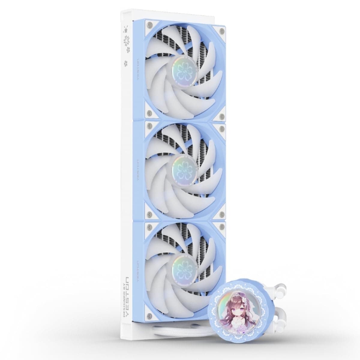 Yeston 360 Sa Desktop CPU Cooler Supports Intel/AMD Platform PWM Temperature Control Fan Desktop Water Cooler