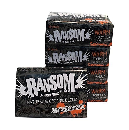Ransom Warm Surf Wax 5 Pack, White