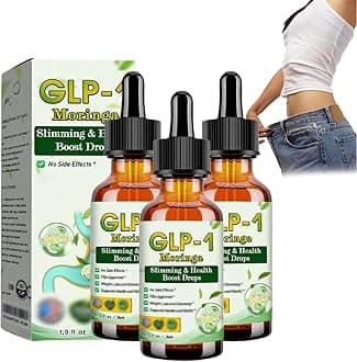 HHVB GLP-1 Health Boost Drops,HHVB GLP-1 Moringa & Health Boost Drops,HHVB Organic Moringa GLP-1,GLP-1 Supplement Drop,Gut & Digestive Immune & Energy Support (3)