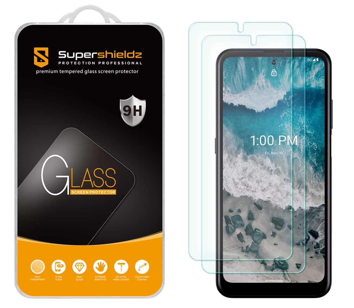 (2 Pack) Designed for Nokia X100 Tempered Glass Screen Protector, Anti Scratch, Bubble Free