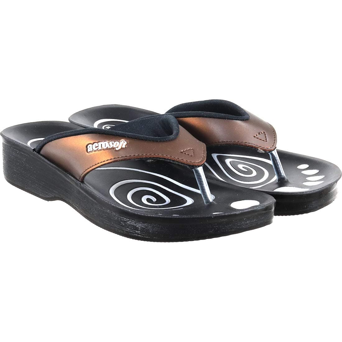 Women's Black Flip-Flops - 37 EU