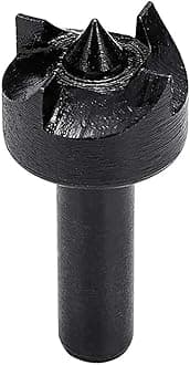iayokocc Wood Lathe Turning Spur Cup Center, Thimble Drill Bit Live Center, Mini Lathe Machine Drill Chuck, Plum Blossom Thimble Drill Bit for Woodworking