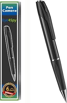 Eye4Spy Spy 1080p Full Hd Pen Camera Hidden – Secret HD Mini Camera (No WiFi) | Rechargeable - 85 Minutes Backup | Perfect for Meetings, lectures, interviews, Personal Security (6-Months Warranty)