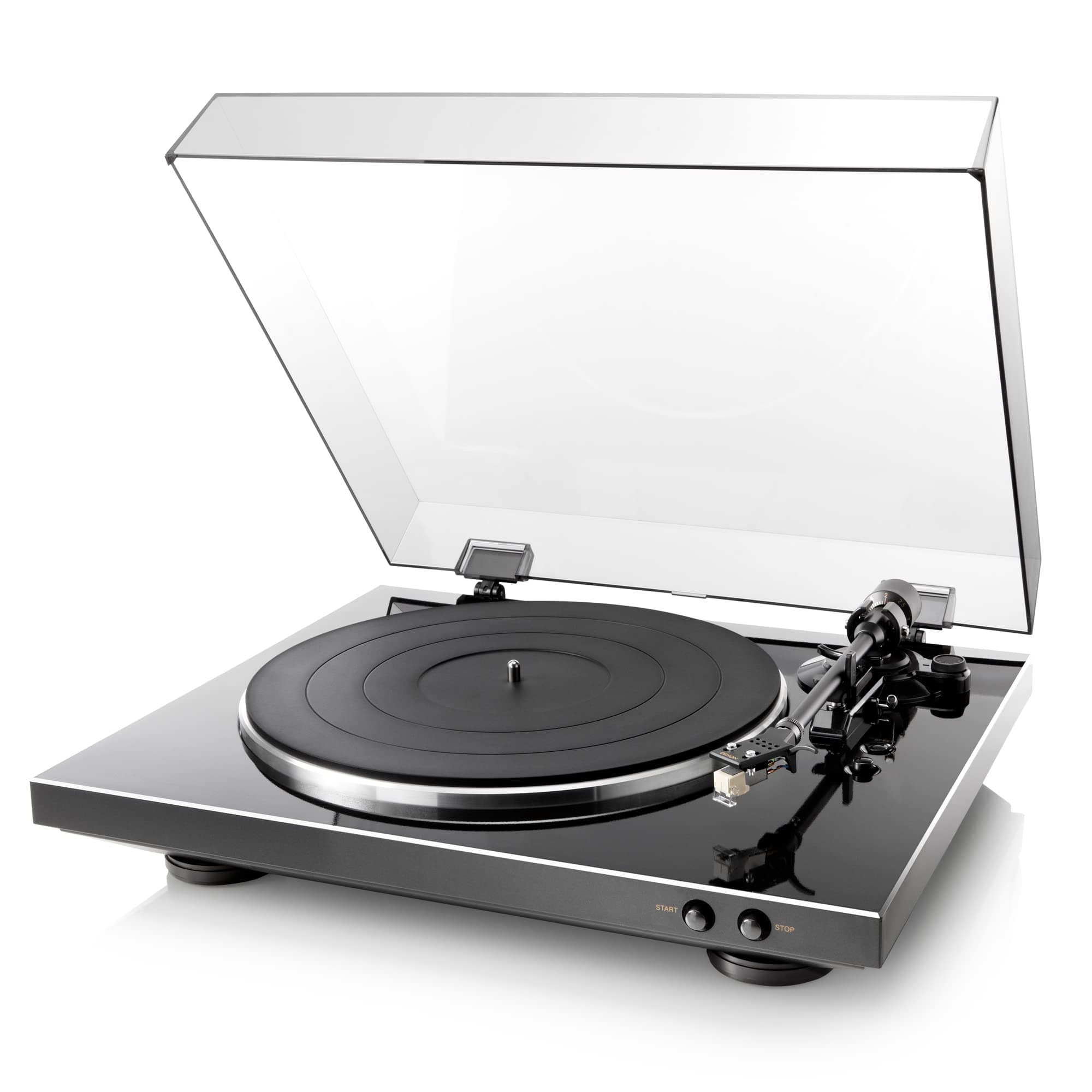 DP-300F Fully Automatic Analog Turntable & Vinyl Record Player with Built-in Phono Equalizer | Turntables for Vinyl Records | Unique Tonearm Design | Hologram Vibration Analysis | Slim Design