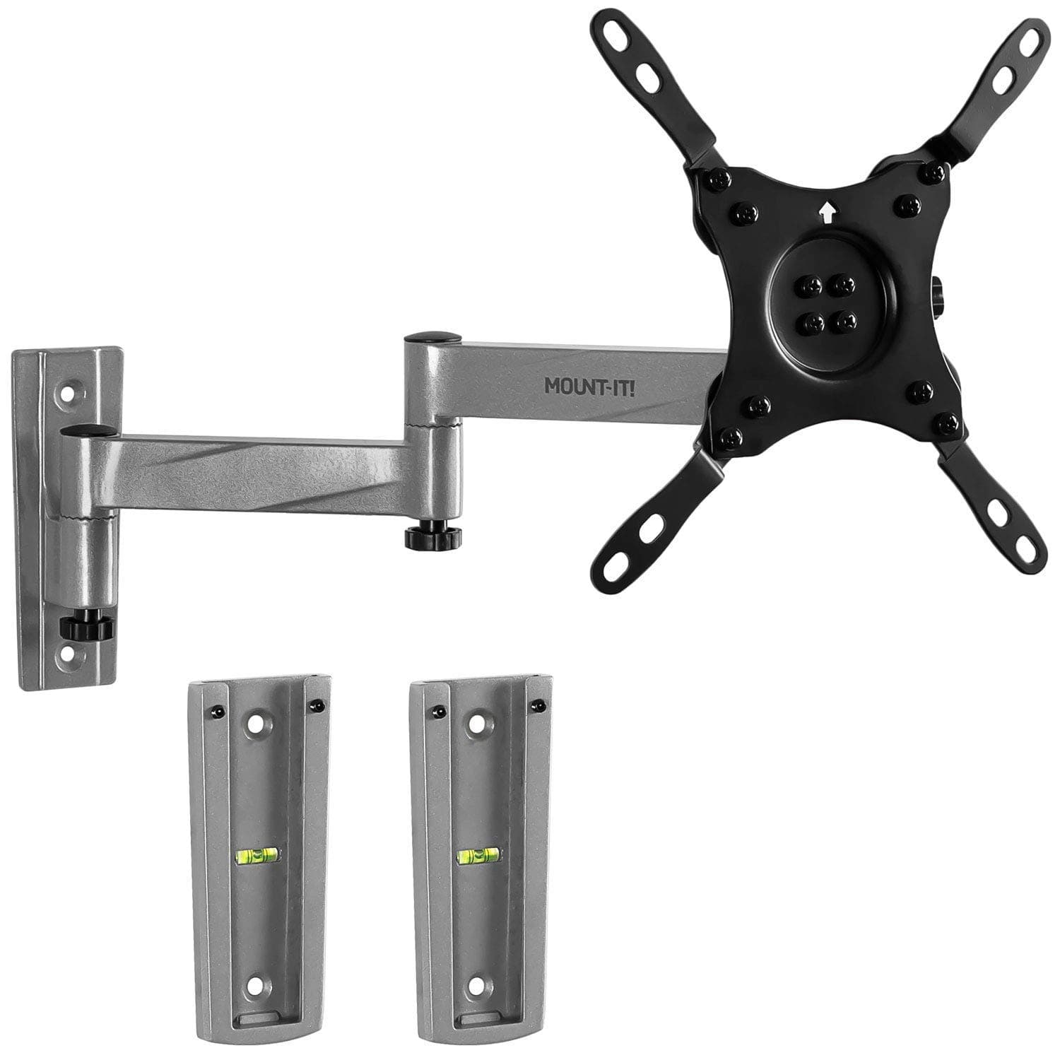Mount-It RV TV Mount Lockable Full Motion TV Wall Mount Designed Specifically for RV or Mobile Home Use Single Arm Tilting and Swiveling 42 Inches Max 33 Lb Load Capacity up to VESA 200 Compatible