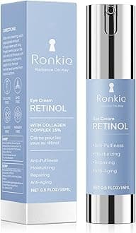 Retinol Eye Cream for Dark Circles: Anti-Wrinkle Under Eye Cream - Night Care Eye Cream Reduces Eye Bags