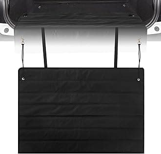 Tinideya Large Rear Bumper Protector for Cars 36 x 25 Inch Bumper Guard Foldable Protective Mat Dog Blanket Cargo Liner Preventing Scratches While Unloading and Loading for SUV Van Truck Vehicle