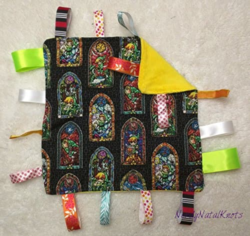 Stained Glass Toon Link Tag Blanket