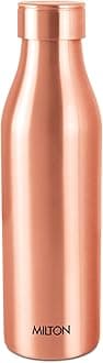 MILTON Copper Charge 1000 Water Bottle, 850 ml, 1 Piece, Copper | Leak Proof | Office | Gym | Yoga | Home | Kitchen | Hiking | Treking | Travel