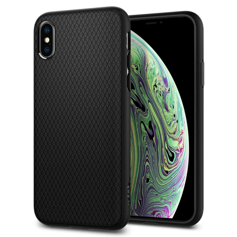 Spigen Liquid Air Case Compatible with iPhone XS/X - Matte Black