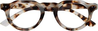 OPULIZE RIO Blue Light Blocking Reading Glasses - Flat Top Frame - Brown Tortoiseshell - Mens Womens - Spring Hinges - B53-2 - +1.00