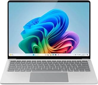 Surface Laptop (2024), Windows 11 Copilot+ PC, 13.8" Touchscreen Display, Snapdragon X Plus (10 core), 16GB RAM, 512GB SSD Storage, Platinum