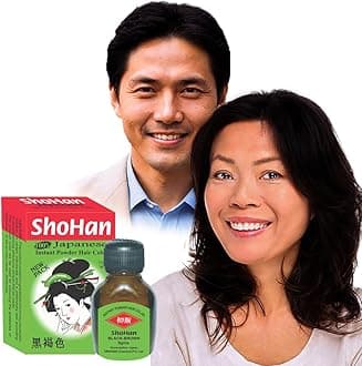 Gentle ShoHan Japanese Hair Dye Hair Color to Reduce Hair Loss (Color :-Black Brown) Pack of 6 (36gram)