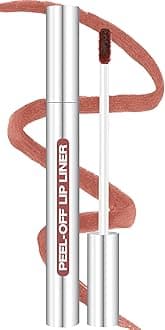 Peel Off Lip Liner Stain, Long Lasting Matte Lip Tattoo Makeup, Smudge-Proof, Highly Pigmented Color, Transfer-Proof, Waterproof, Suitable for All Skin Types, Rose Pink