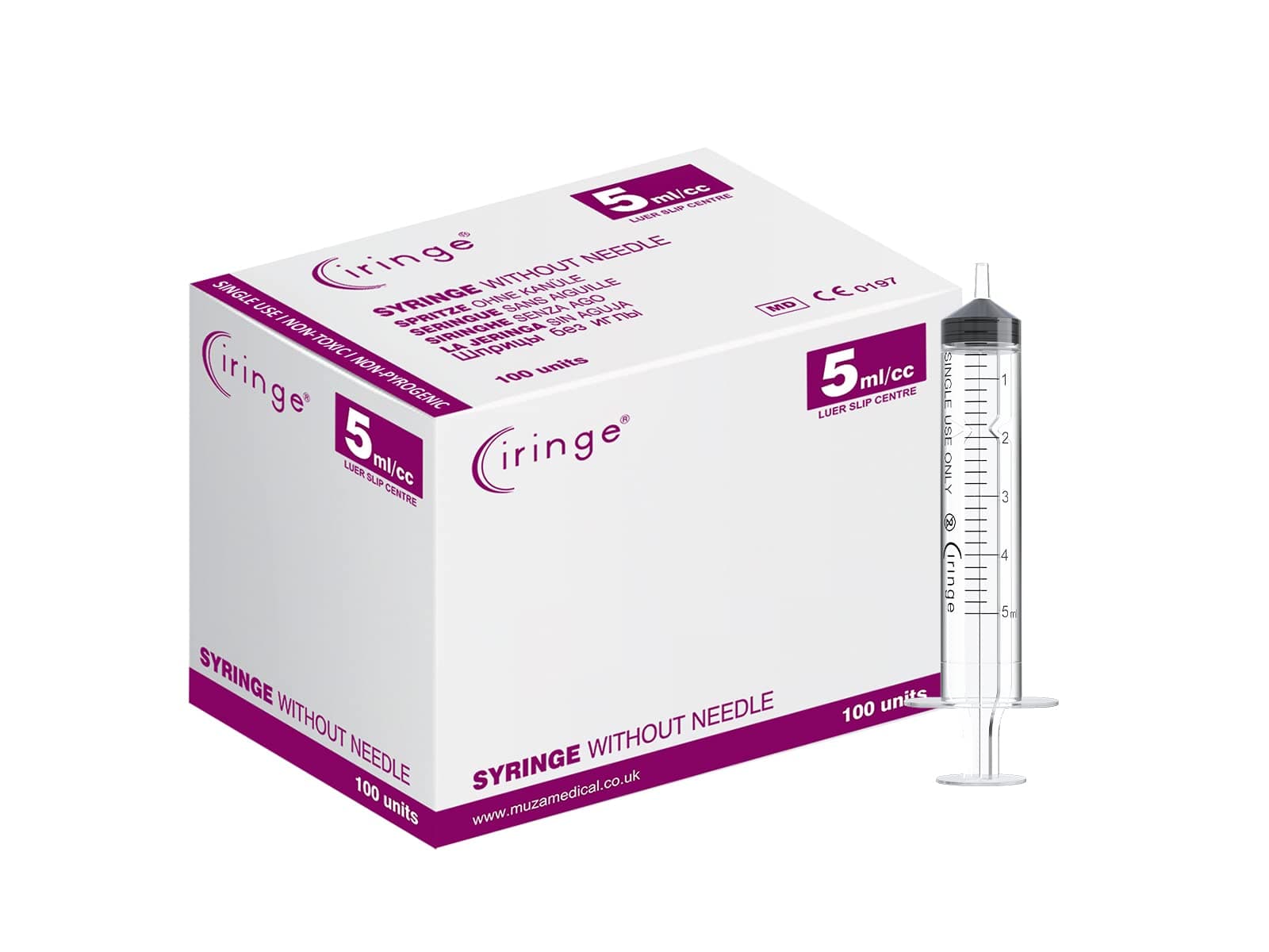 5 ml Syringe - Pack of 100