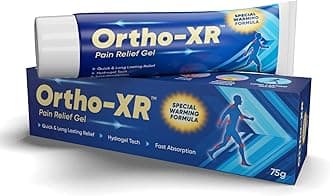 - Ortho XR Ayurvedic Pain Relief Gel Ointment 75g with Special Warming Formula | Fast Relief from Body, Joint, Back, Knee, Shoulder & Arthritis Pain - (Pack of 1)