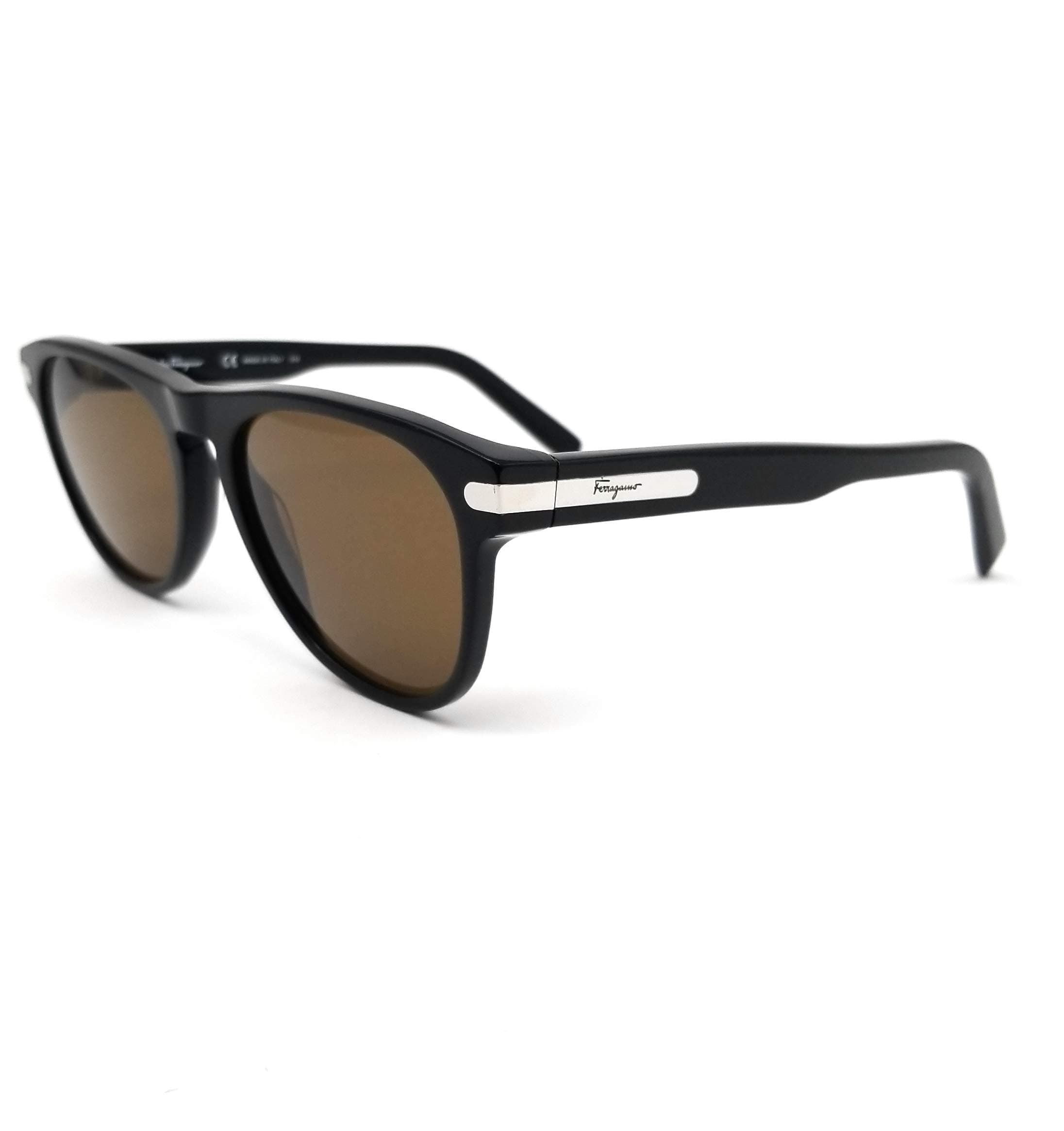 Salvatore Ferragamo SF916SM Black/Solid Brown One Size
