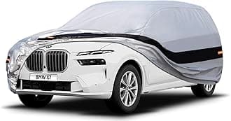 10 Layers SUV Car Cover Custom Fit for BMW X7（2018-2024） Waterproof All Weather for Automobiles, Outdoor Full Cover Rain Sun UV Protection.Silver