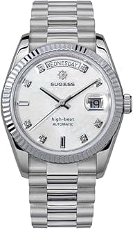 Sugess Classic S449 Automatic dan and Date Men's Watches Sapphire Glass Waterproof Luxury Mechanical Watch