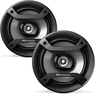 F-Series TS-F1634R 6.5” 2-Way Speakers (Pair) – 200W Max, Balanced Sound + Smooth Treble, Great Stock Replacement, High-Efficiency Speaker Designed for OEM Power