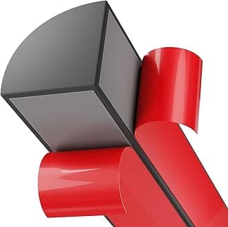 Flexible Quarter Round Molding, Peel and Stick Silicone Flexible Moulded Trim for Corner Ceilings, Floors, Bathrooms, Kitchens, Countertops (Grey, 1/2 x 1/2 x 39Inch)