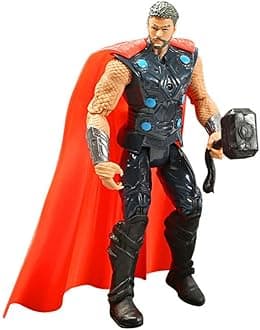 6.27 inch Movie Superhero Action Figures Toys Characters Perfect for Themed Parties for Kids Ages 3 and Up (16cm Thor)