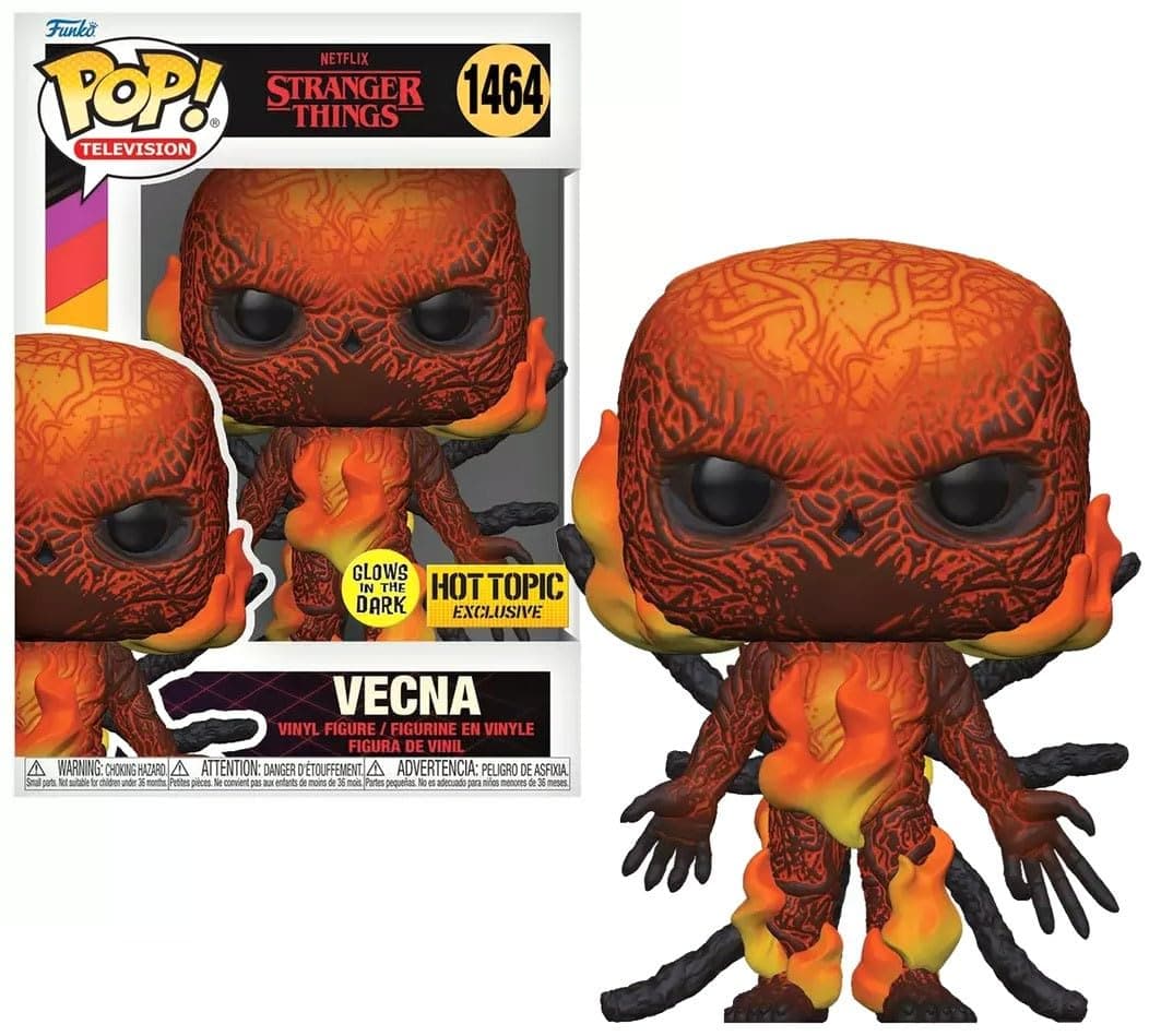 Pop Stranger Things Vecna GITD Hot Topic Exclusive.