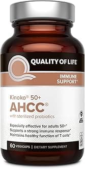 Quality of Life AHCC 50+ Featuring AHCC and Lac-Shield for Immune Support