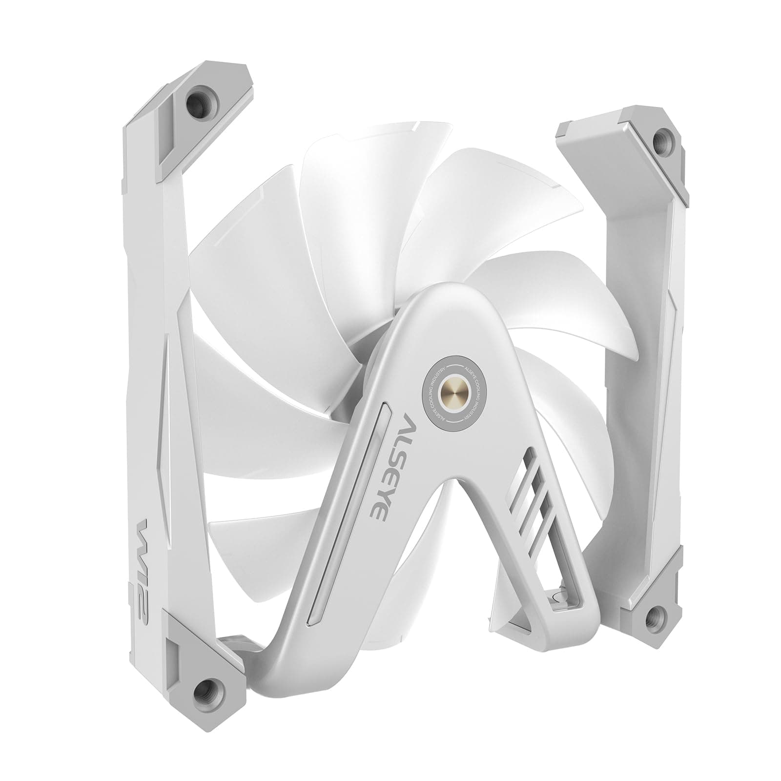 ALSEYE W12 Pro Case Fan, Extraordinary 'W' Designed PC Case Fan, Full Aluminium Frame Case Fan, 120mm ARGB & PWM Computer Case Fan