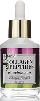 Collagen & Peptides Plumping Skin Care Facial Serum. Anti Aging Neck & Face Skincare Serum Helps Reduce Appearance Of Crepey Skin, Aging Complexions, Sagging Skin, & Wrinkles, Large 2 Fl Oz