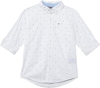 Tommy Hilfiger boys Ellison Long Sleeve Woven Shirt Button Down Shirt