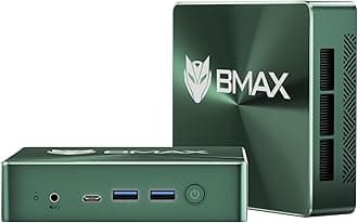 BmaxB6 Power Mini PC, Intel Core i7-1060NG7, 16GB LPDDR4 RAM/1TB NVMe SSD, Mini Desktop Computer, WiFi6 4K/60Hz Triple-Display BT5.2 Gigabit Ethernet Type-C/HDMI Micro Pc Mini Computer