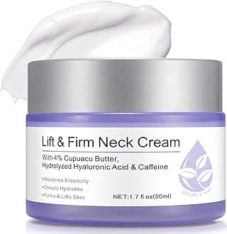 Neck Firming Cream - Anti-Aging Tighten and Lift Neck Cream for Wrinkles Sagging Skin - Neck Tightening Cream Suitable for Neck Face Throat Chest For Women Men 1PACK
