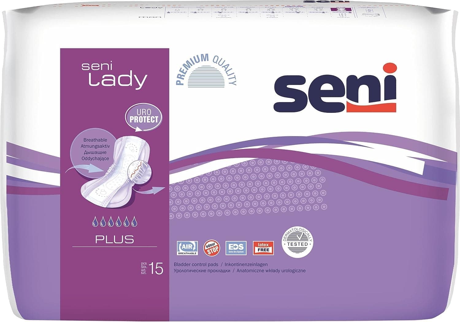 Seni Lady Bladder Control Pads Plus-15 Pieces