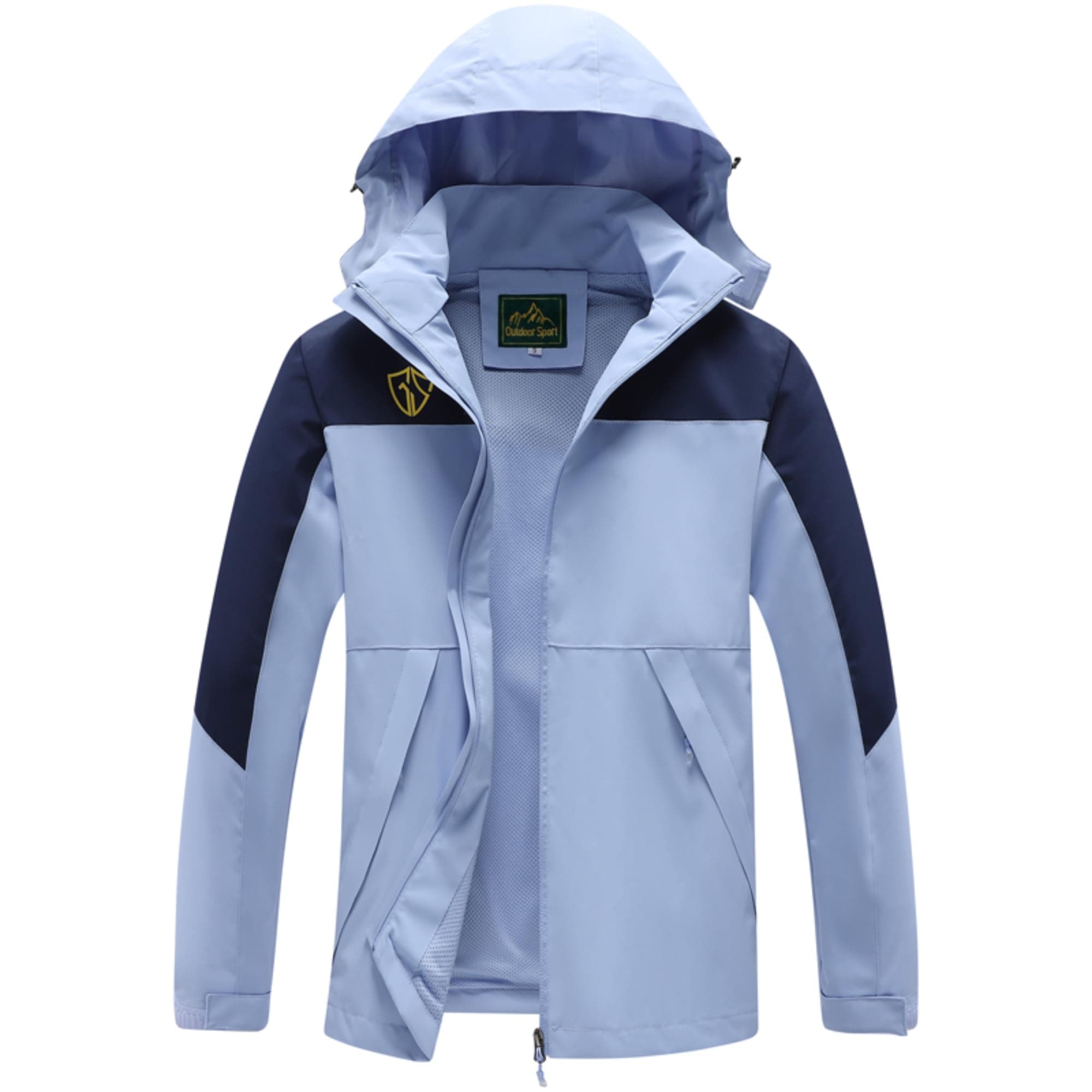 GIISAM Rain Jacket for Women, Women's Waterproof Lightweight Rain Jackets Packable Raincoat Windbreaker Coat with Hood