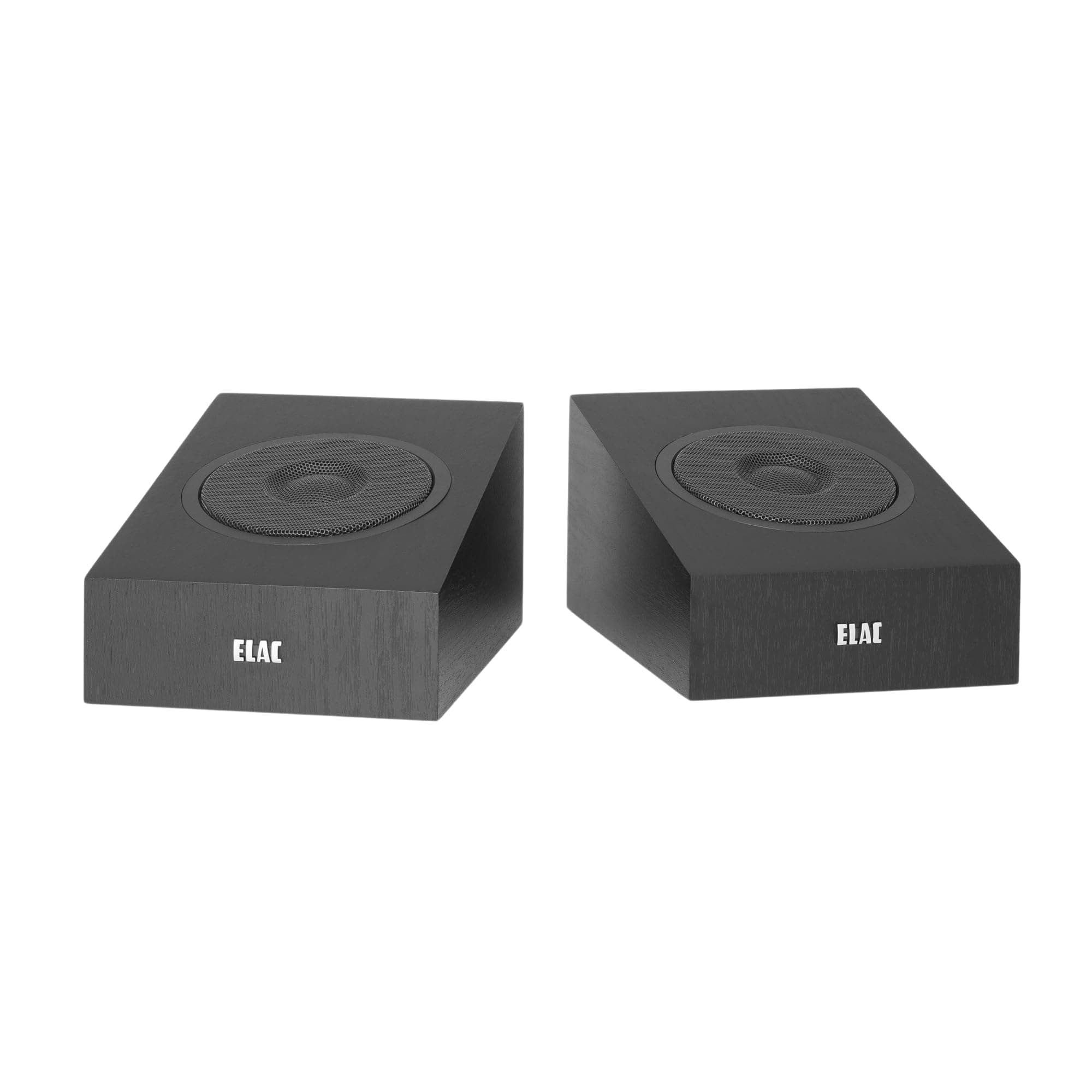 ELAC Debut 2.0 A4.2 Dolby Atmos Module Speakers, Black (Pair) - Concentric Driver with 0.5” Polymer Tweeter & 4” Aramid Fiber Woofer
