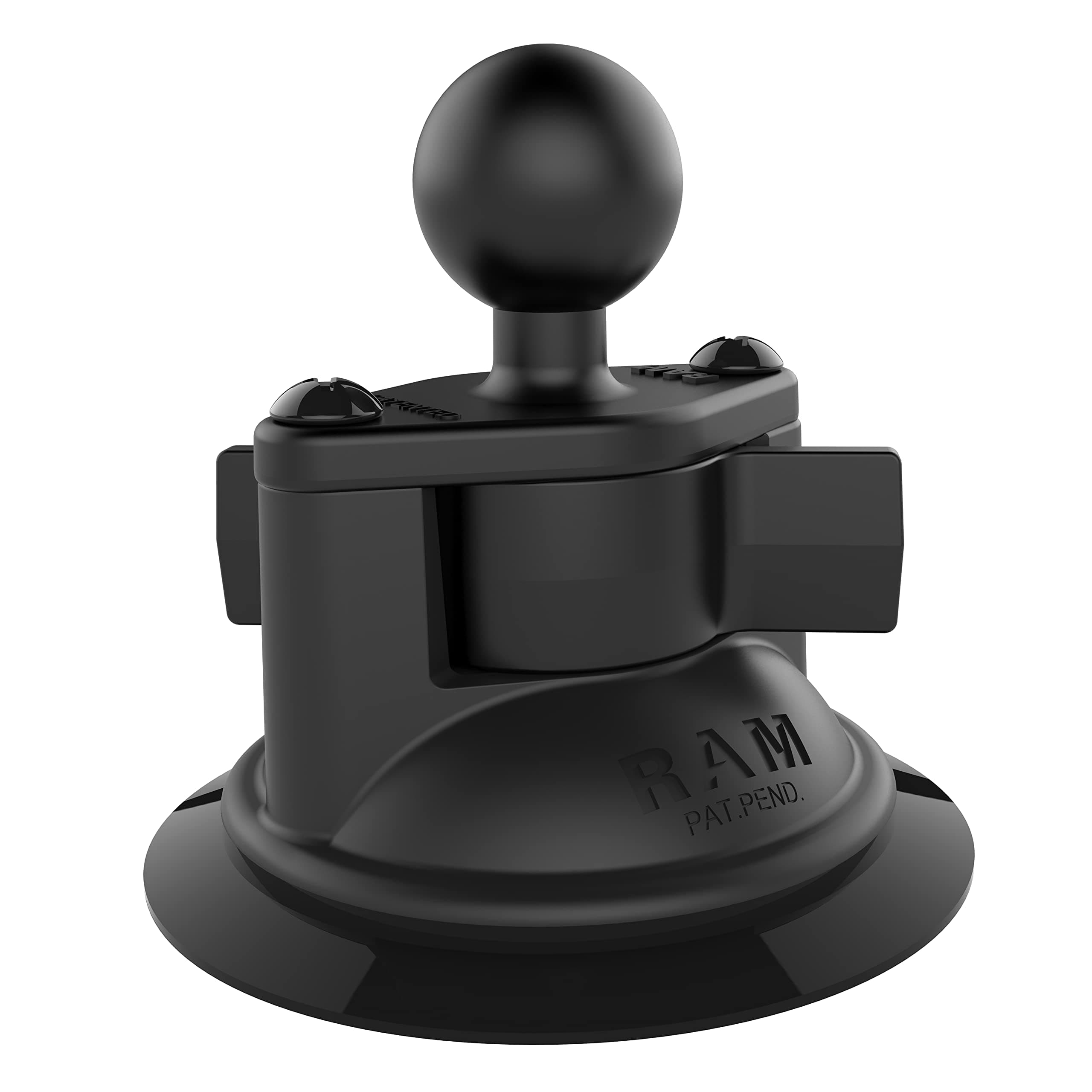 Twist-Lock Suction Cup Base with Ball RAM-B-224-1U with B Size 1" Ball for Vehicle Windshields