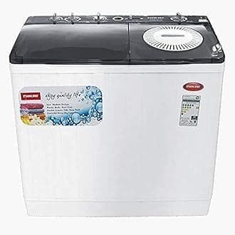 18Kg Semi-Automatic Top Load Washing Machine, Twin Tub Washer, Silent Operation, Big Pulsator, Shockproof Design, Quick Wash, Water Saving & Stainless-Steel Drum - NWM1801SPN1
