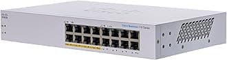 Cisco Business CBS110-16PP-D Unmanaged Switch | 16 Port GE | Partial PoE | Limited Lifetime Protection