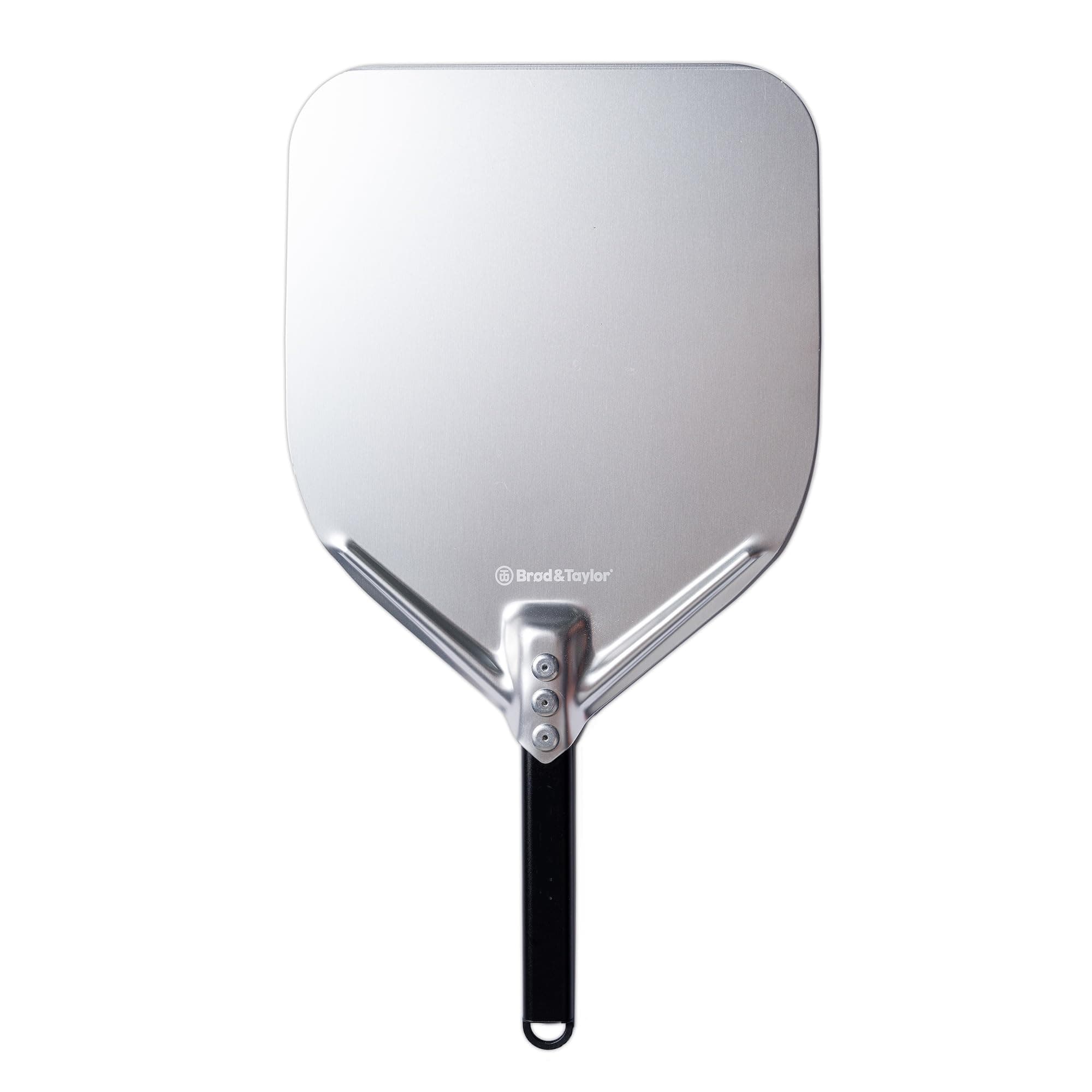 Brod & Taylor Bread Peel for Transferring Bread, Pizza or Flatbreads (11.75" x 12" Surface) – Thin Edge, Lightweight, and Reduces Sticking