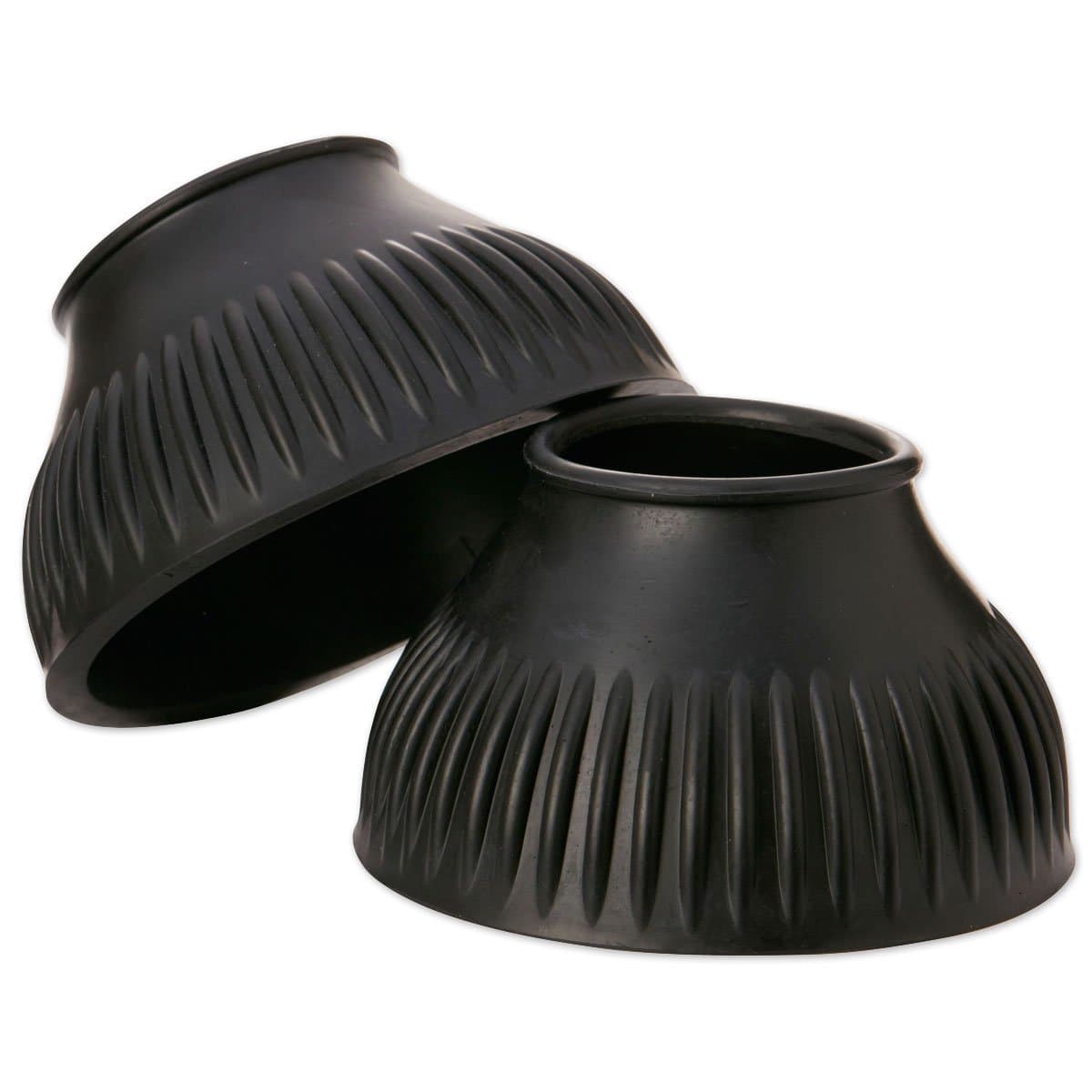 Centaur Double Thick Bottom Ribbed Bell Boots Black Large