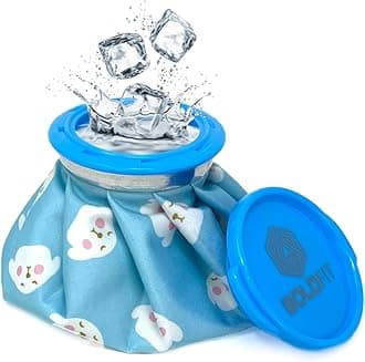 - Boldfit Ice Bag for Pain Relief – Reusable Cold Pack for Injuries, Muscle Soreness & Swelling – Water-Filled Therapy Bag for Body Pain (6 Inch, Blue Dog Design)