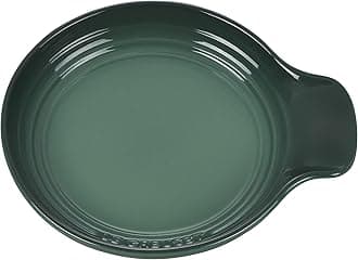 Signature Stoneware Spoon Rest, 6 Inches, Artichaut