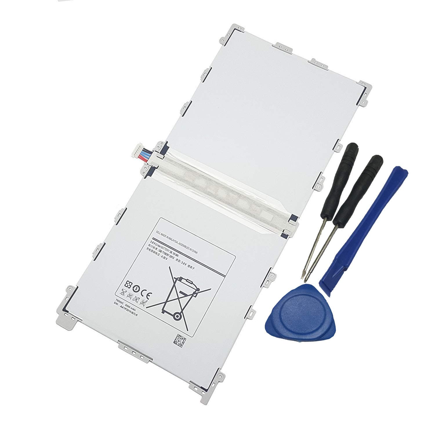 Tablet Replacement Battery for Galaxy Tab Pro 12.2" SM-T900 SM-T905 P900 P901 P905 T900 Part Number: T9500C T9500E T9500U with Opening Tools